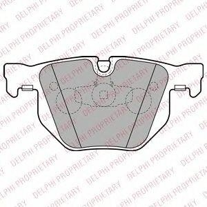 Купити A_ГАЛЬМІВНІ КОЛОДКИ ДИСКОВІ BMW 3(E90)/X1(E84) "R "05>> BMW E91, E90, E93, E92, X1 Delphi lp2256 (фото1) підбір по VIN коду, ціна 1237 грн.