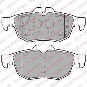 Купить Тормозные колодки дисковые Renault Latitude Delphi lp2259 (фото1) подбор по VIN коду, цена 1001 грн.