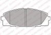 Купити Комплект гальмівних колодок з 4 шт. дисків Delphi lp2473 (фото1) підбір по VIN коду, ціна 1332 грн.