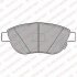 Купить Комплект гальмівних колодок передн, FIAT 500L 0.9-1.6D 09.12- Fiat 500 Delphi lp2476 (фото1) подбор по VIN коду, цена 2164 грн.