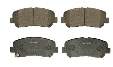 Тормозные колодки дисковые Delphi lp2481