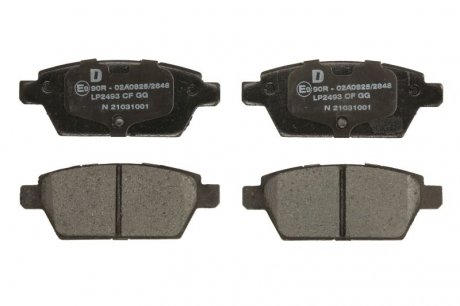Тормозные колодки, дисковые Mazda 6, 626, 323 Delphi lp2493