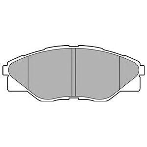 Комплект гальмівних колодок з 4 шт. дисків Delphi lp2496