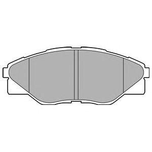 Тормозные колодки дисковые ZN Delphi lp2496