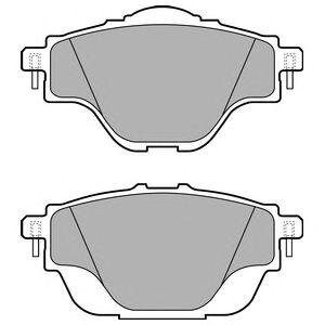 Комплект гальмівних колодок задн, DS DS 4 II, DS 7, DS 9 CITROEN C4 GRAND PICASSO II, C4 II, C4 PICASSO II, C4 SPACETOURER, C5 AIRCROSS, C5 X, GRAND C4 SPACETOURER 1.2-Electric 02.13- Delphi lp2509