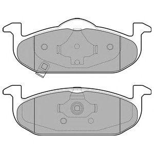 Комплект тормозных колодок. Delphi lp2695