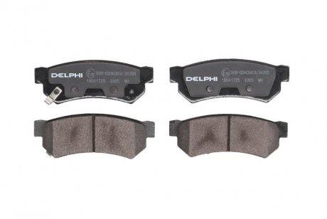 Тормозные колодки дисковые задние Delphi lp3305