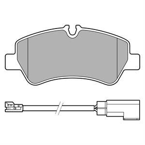 FORD Гальмівні колодки задн. (з болтами) Transit 2.0, 2.2 12- Delphi lp3619