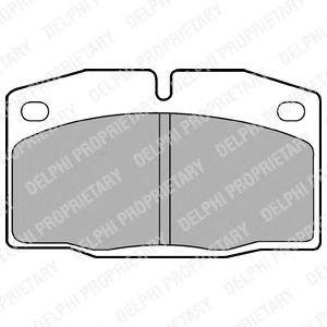 Купити Колодки гальмівні (передні) Opel Ascona/Vectra/Kadett/Omega/Corsa 75-03 (Delco) Opel Corsa, Kadett, Ascona, Vectra, Rekord, Omega, Astra, Combo Delphi lp415 (фото1) підбір по VIN коду, ціна 411 грн.