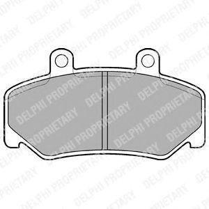 VOLVO Колодки тормозные передние 740-780 BENDIX Volvo 740, 760, 940, 960 Delphi lp643