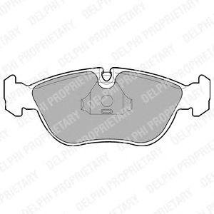 VOLVO Гальмівні колодки передні.850,C70,S70,V70 Volvo 850, V70, C70, XC70 Delphi lp839