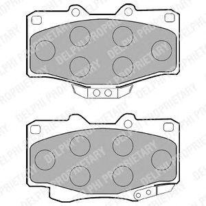 TOYOTA Колодка тормозн.передн.Hilux II,LandCruiser,VW Taro,BMW E38 740 Delphi lp854