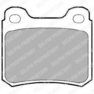 Тормозные колодки дисковые Delphi lp915