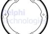 Купити Гальмівні колодки барабанні Delphi ls2152 (фото1) підбір по VIN коду, ціна 1496 грн.