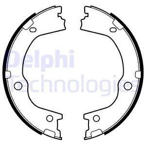 Тормозные колодки, барабанные Delphi ls2159