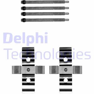 Монтажный компл.,тормоз.колодки Delphi lx0702