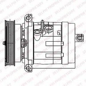 Компресор кондиціонера Delphi tsp0155984