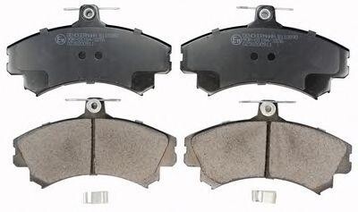 Тормозные колодки дисковые перед. Volvo S40/V40/Mitsubishi Colt IV/ Carisma/Smart Forfour (15mm) Denckermann b110890