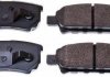 Купить Тормозные колодки дисковые зад. Citroen C4/ Jeep Compass, Patriot/ Mitsubishi Lancer, Outlander, Pajero/ Peugeot 4007 1.6-3.8V6 04.00- Mitsubishi Outlander, Lancer, Jeep Compass, Patriot Denckermann b111172 (фото1) подбор по VIN коду, цена 631 грн.