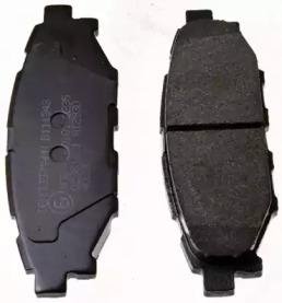 Тормозные колодки дисковые зад. Subaru Legacy IV 2,0/2,5 03- Denckermann b111343