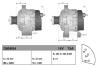 Купить Генератор (14В, 75А, (en) new with a deposit) CATERPILLAR JCB PERKINS DENSO dan654 (фото4) подбор по VIN коду, цена 8891 грн.