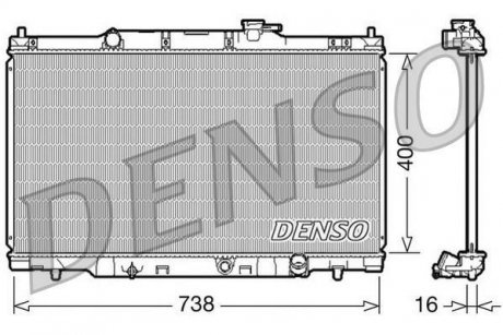 Радіатор Honda CR-V DENSO drm40011