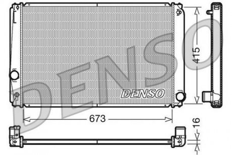 Купить Конденсер Toyota Rav-4 DENSO drm50051 (фото1) подбор по VIN коду, цена 6796 грн.