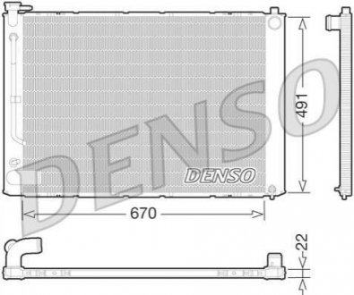 Радиатор охлаждения DENSO drm51011