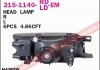 Купити Фара передня Nissan Sunny DEPO 215-1140R-LD-EM (фото1) підбір по VIN коду, ціна 1400 грн.