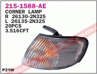 Купить Показатель поворота Nissan Almera DEPO 215-1588L-AE (фото1) подбор по VIN коду, цена 595 грн.