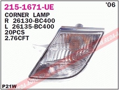 Купить Показатель поворота Nissan Micra DEPO 215-1671L-UE (фото1) подбор по VIN коду, цена 871 грн.