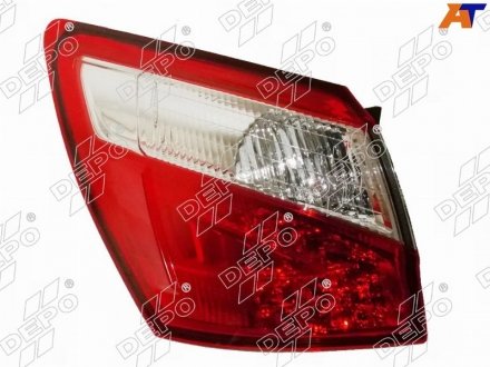 Купить Фонарь задний Nissan Qashqai DEPO 215-19L3L-UE (фото1) подбор по VIN коду, цена 2981 грн.