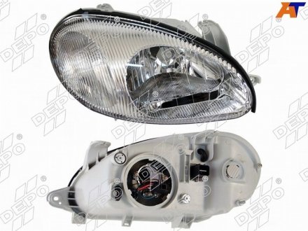 Фара передняя Daewoo Lanos DEPO 222-1104R-LD-EN