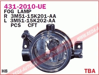 Купить Фара противотуманная Ford Focus DEPO 431-2010L-UE (фото1) подбор по VIN коду, цена 778 грн.