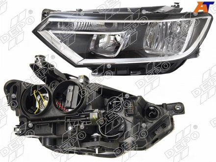 Фара передняя DEPO 441-11M1LMLDEM2