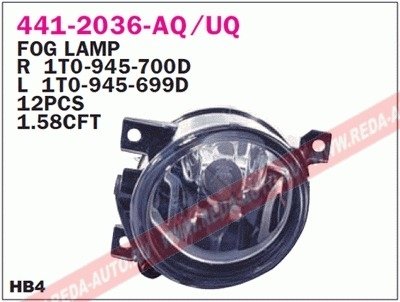 Фара противотуманна DEPO 441-2036R-UQ