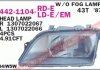 Купити Фара лів. H4, ручн. регул. [] Opel Omega DEPO 442-1104L-LD-E (фото1) підбір по VIN коду, ціна 2424 грн.