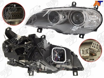 Фара передня BMW X5 DEPO 444-1168LMLEHM2