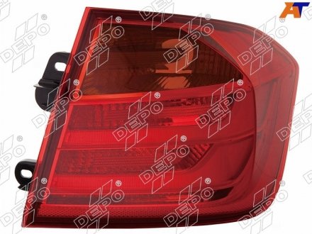 BW 3 F30 12- 4дв ліхтарь пра. зад зовнішній P21W*2/LED BMW F30 DEPO 444-1967R-UE