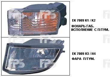 Фара противотуманная DEPO fp 7009 h4-e
