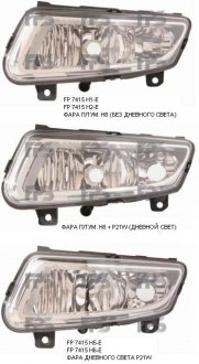 Фара протитуманна DEPO fp 7415 h1-e