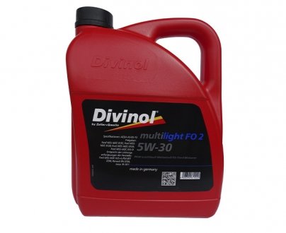 Купить Масло моторное Multilight FO 5 W- 30 5 Л. Divinol 492005 (фото1) подбор по VIN коду, цена 2012 грн.