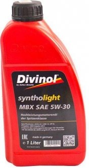 Масло моторное Syntholight MBX 5W-30 1 Л. Divinol 492101