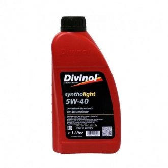 Купити Олія Syntholight 5W-40 1л Divinol 495201 (фото1) підбір по VIN коду, ціна 357 грн.