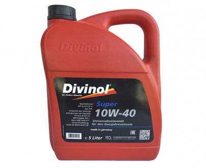 Олія моторна Super 10W40 5 Л. Divinol 496255