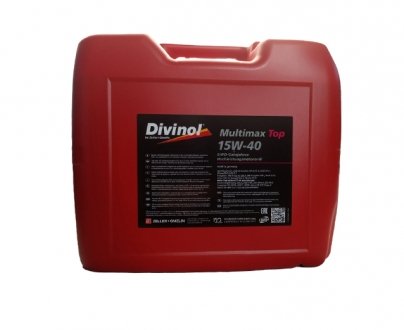 Моторне масло для вантажівок Multimax TOP 15 W- 40 20 L Divinol 4972020