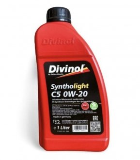 Масло моторное Syntholight C5 0W-20 1 L Divinol 498001