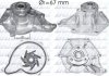 Купити Водяний насос A4/A5/A6/A8/Q7/VW TOUAREG 2.4/2.7/3.0/3.2/4.2 TDI/FSI 03- Porsche Cayenne, Audi A6, Volkswagen Touareg, Audi A8, A7, Q7, A5, A4, Volkswagen Phaeton, Audi Q5 DOLZ a213 (фото1) підбір по VIN коду, ціна 1470 грн.