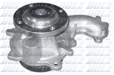 Купить Помпа водяна Ford Focus, Fiesta, Connect, Transit, Galaxy, S-Max, Mondeo, C-Max DOLZ f201 (фото1) подбор по VIN коду, цена 1450 грн.