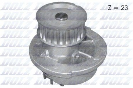 Водяний насос Astra F/G/Corsa B/Vectra B 1.4/1.6 92-05 Opel Corsa, Vectra, Astra, Zafira, Combo DOLZ o136